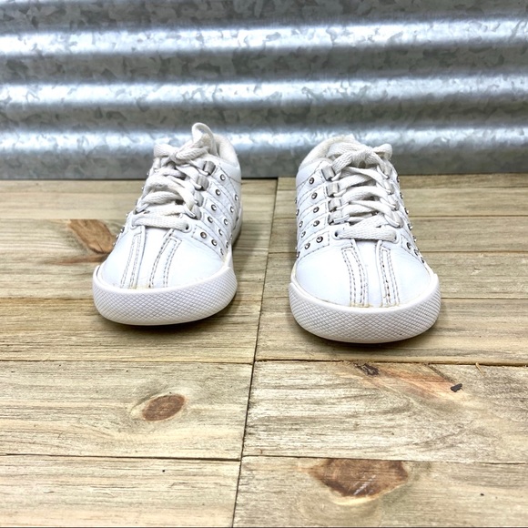 K-Swiss Toddlers Athletic All White Shoes Size 3.5 - Picture 7 of 8
